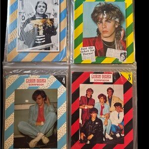 Vintage Duran Duran Published Scrapbooks Four Volumes